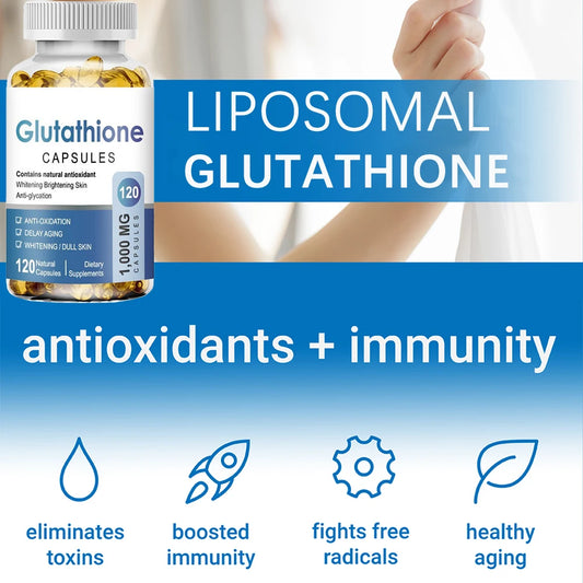 1000mg Glutathione Supplement for Antioxidant and Wellness Support