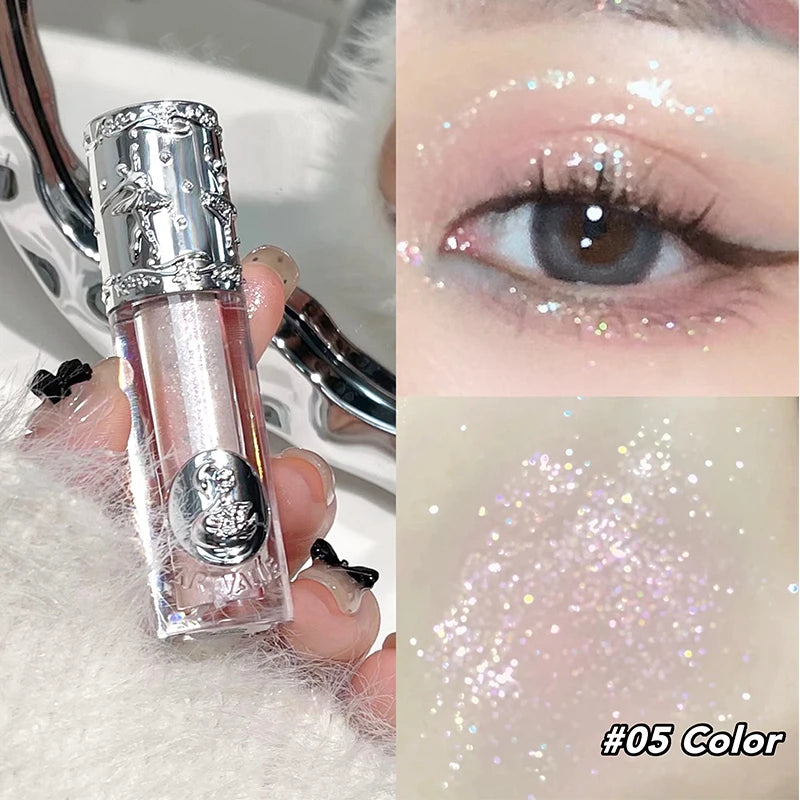 Pearlescent Liquid Eyeshadow Waterproof Glitter Shimmer