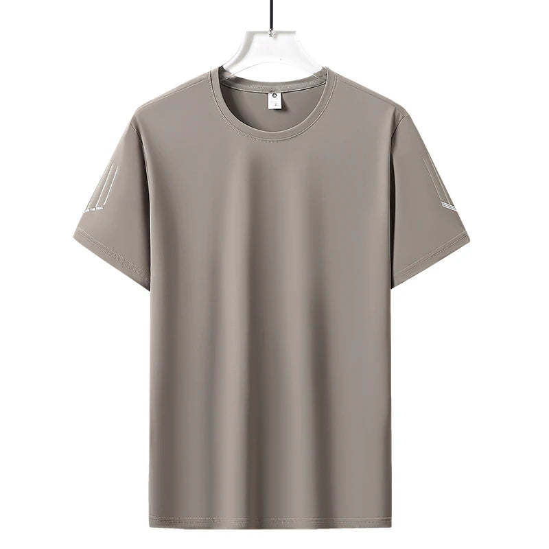 Men’s Ice Silk Breathable Quick Dry Sports T-Shirt