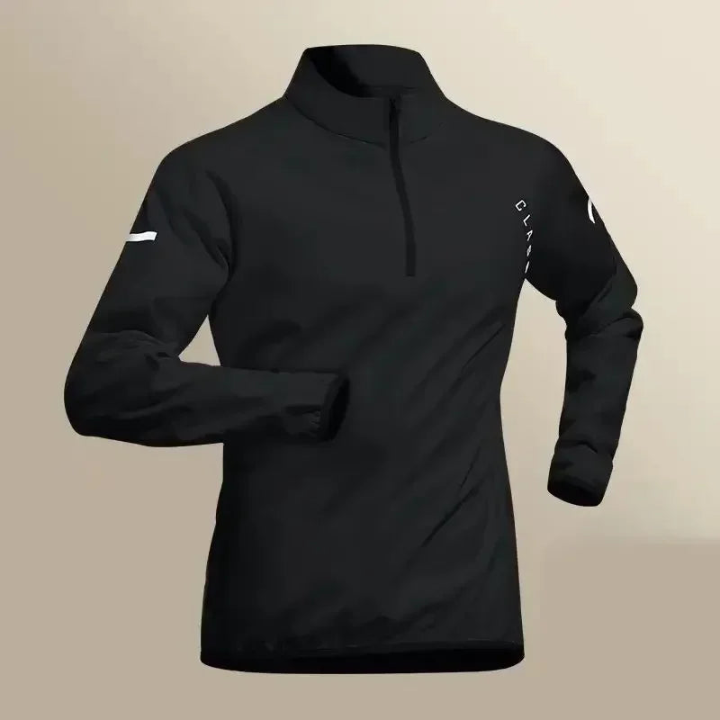 Men’s Quick Dry Half Zip Running Jacket Set