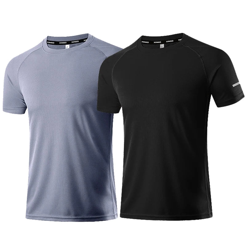 Men’s Quick Dry Polyester Running Fitness T-Shirt