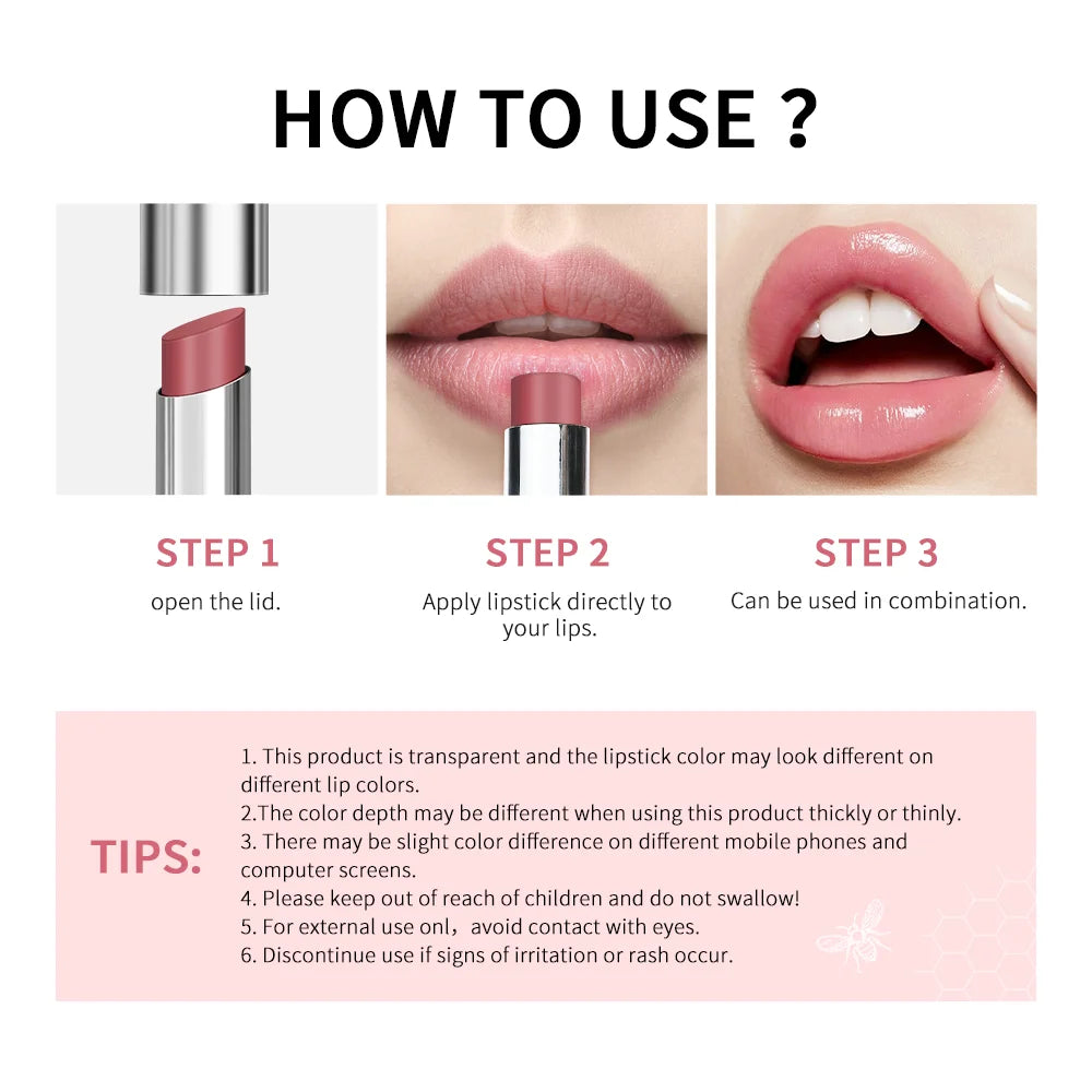 Natural Color Moisturizing Lip Balm Cream