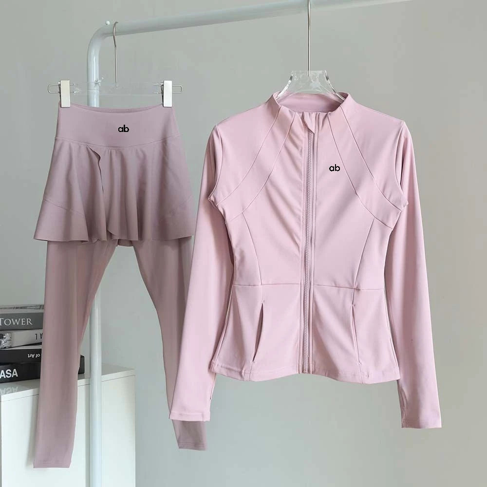 Women’s Long Sleeve Yoga Sports Set for Fitness