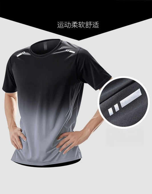Men’s Ice Silk 2-Piece Quick Dry Sports Set
